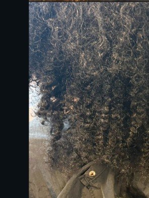 Curly hair styling